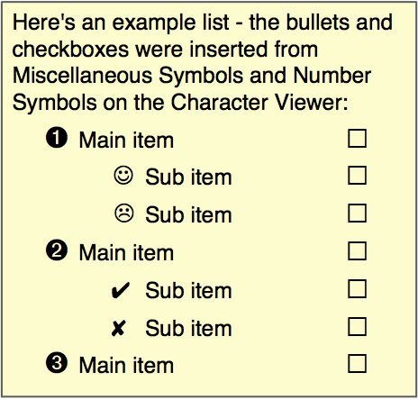 Bulleted and Numbered Lists